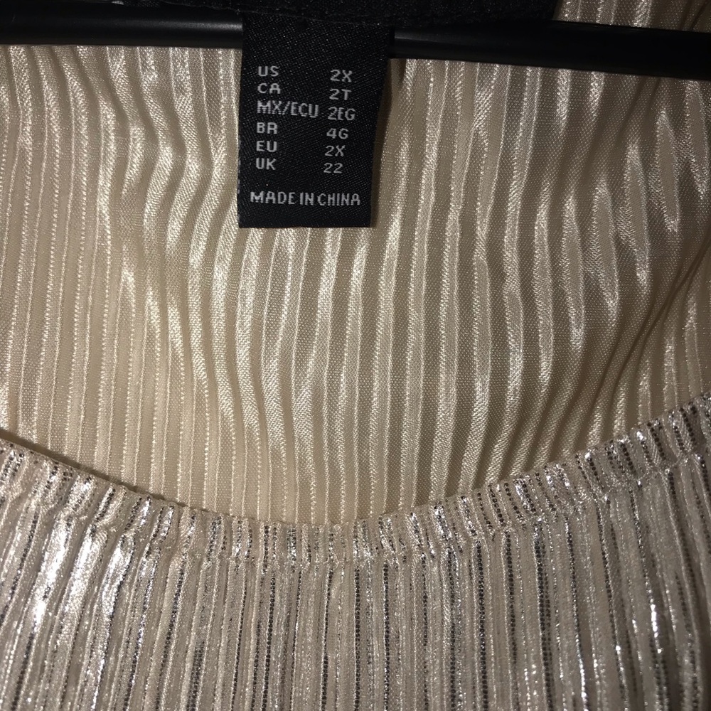 Sparkly champagne colored dress
